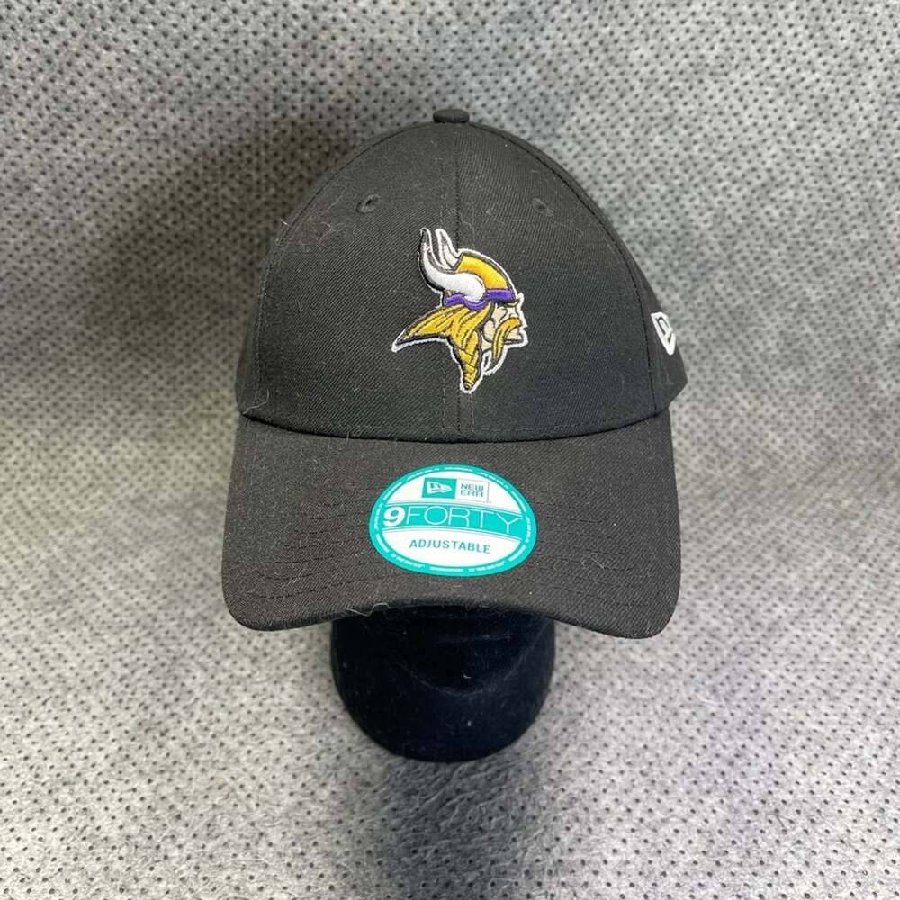 NEW Minnesota Vikings NFL New Era Black Dad Hat One Size Men’s